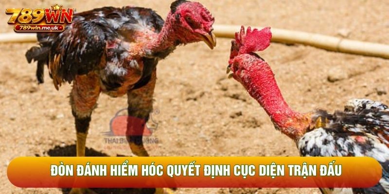 Đòn đánh hiểm hóc quyết định cục diện trận đấu Đòn đánh hiểm hóc quyết định cục diện trận đấu