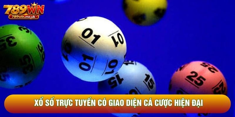 Xổ số trực tuyến có giao diện cá cược hiện đại Xổ số trực tuyến có giao diện cá cược hiện đại